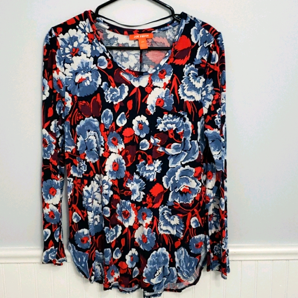 Joe Fresh Flowered Blouse